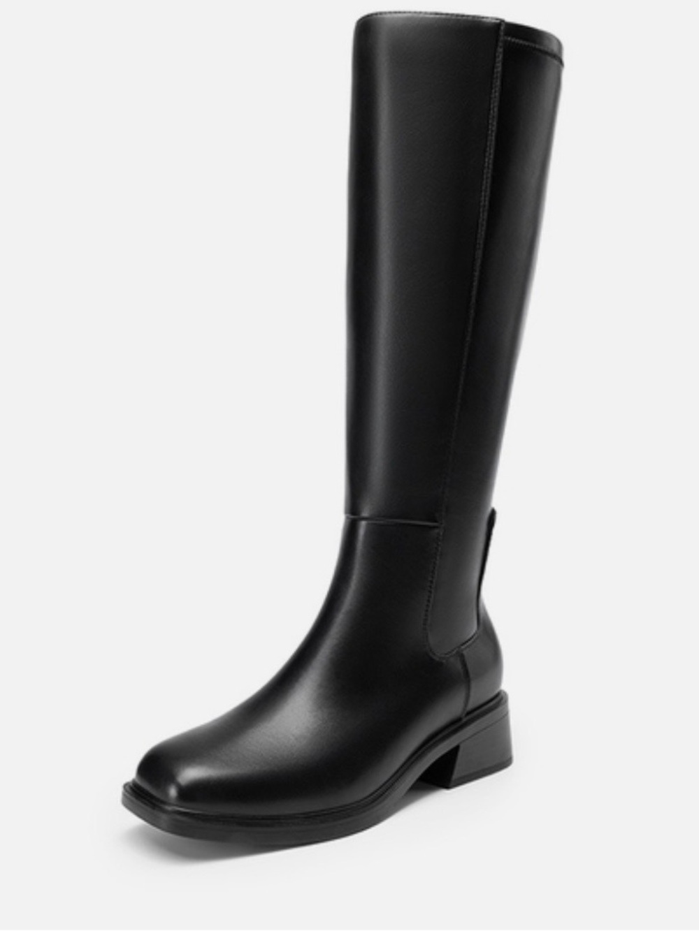 Dream Pairs Women’s Stretchy Square-Toe Knee-High Boots